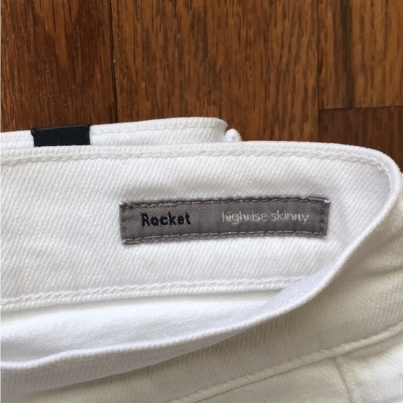 Citizens of Humanity • Rocket, high rise skinny raw hem jeans premium denim - Picture 5 of 9